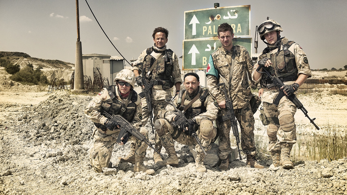 Żołnierze - bohaterowie filmu Karbala