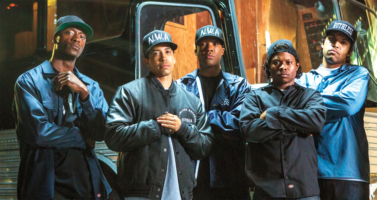 DJ Ren, DJ Yella, Dr. Dre, Eazy-E, Ice Cube - recenzja filmu Straight Outta Compton