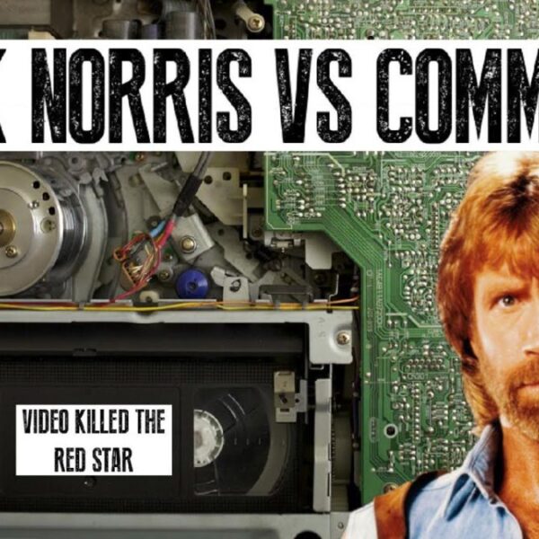 Chuck Norris kontra komunizm grafika reklamowa