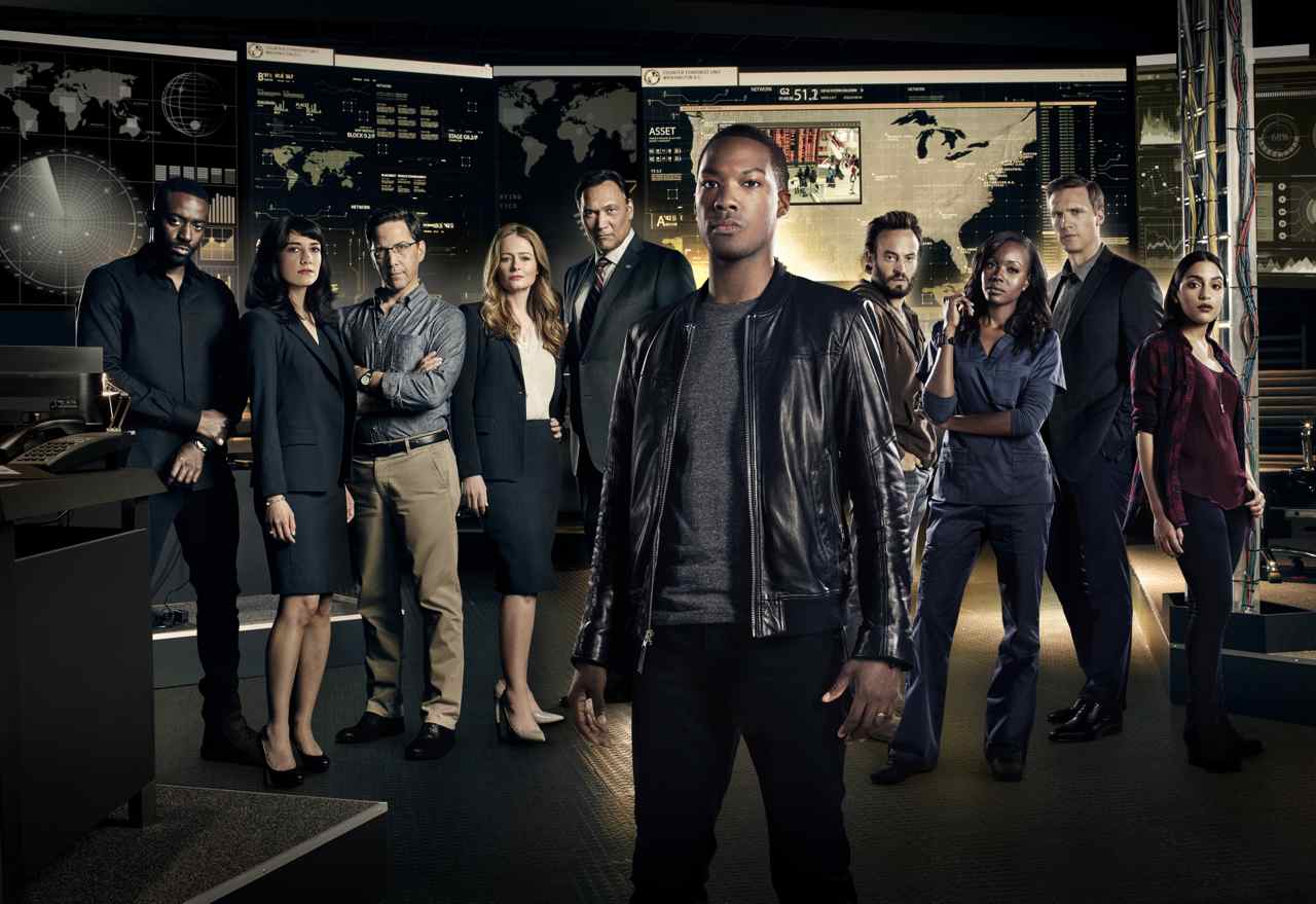 24: Legacy: L-R: Ashley Thomas, Sheila Vand, Dan Bucatinsky, Miranda Otto, Jimmy Smits, Corey Hawkins, Charlie Hofheimer, Anna Diop, Teddy Sears and Coral Pena. 24: LEGACY begins its two-night premiere event following "SUPERBOWL LI" on Sunday, Feb. 5, and will continue Monday, Feb. 6 on FOX. ©2016 Fox Broadcasting Co. Cr: Mathieu Young/FOX