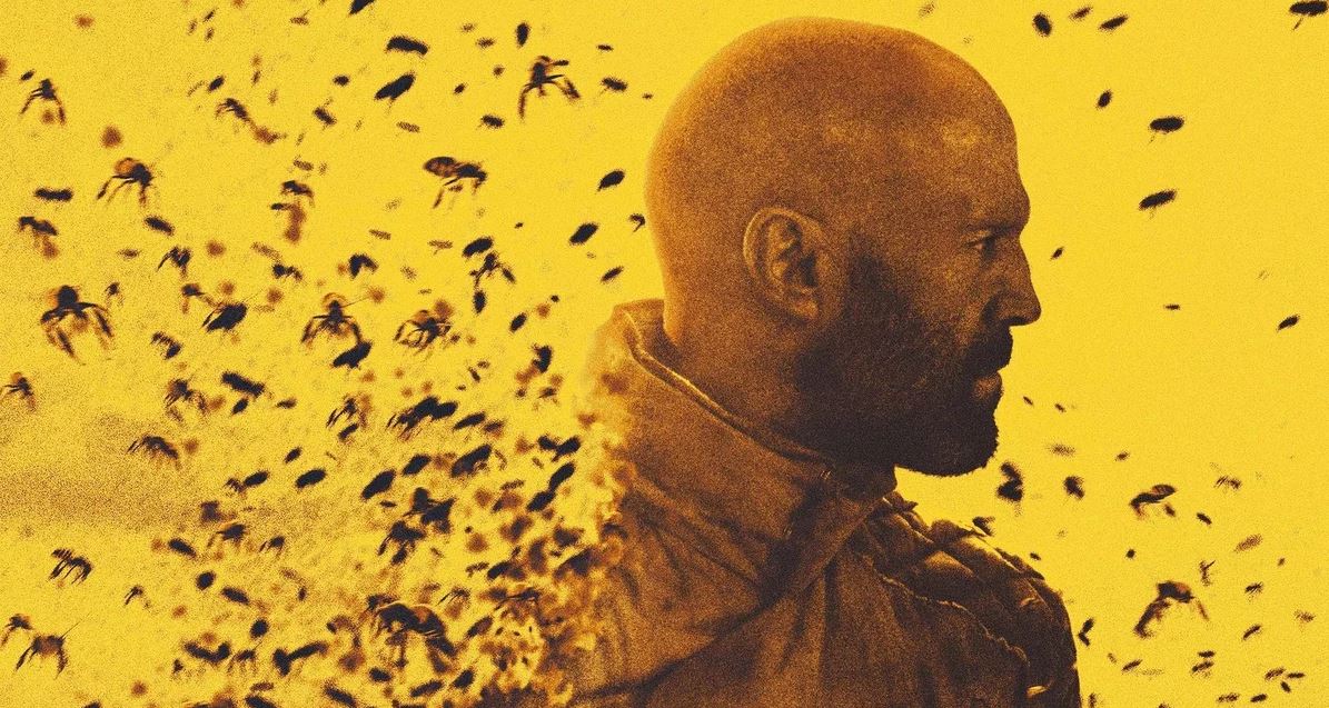 Jason Statham na zdjęciu z filmu Pszczelarz, The Beekeeper (2024), reż. David Ayer.